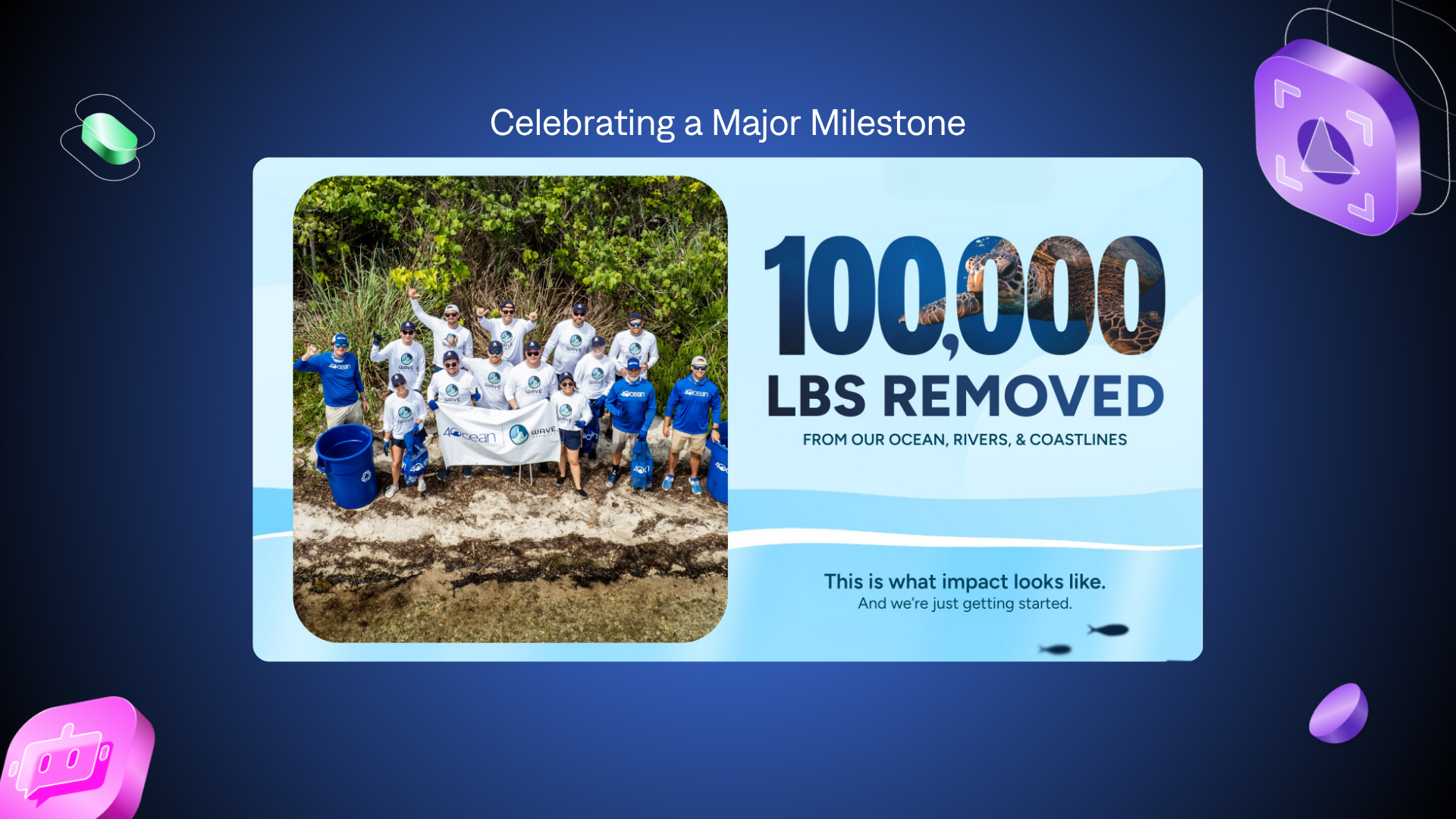 Eightpoint’s Wave Browser Helps Remove 100,000 Pounds of Plastic and Trash from our Ocean and Waterways 