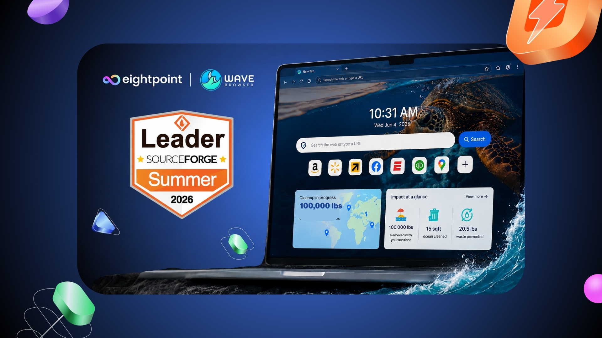 Eightpoint's Wave Browser Wins the Summer 2026 Leader Award from SourceForge
